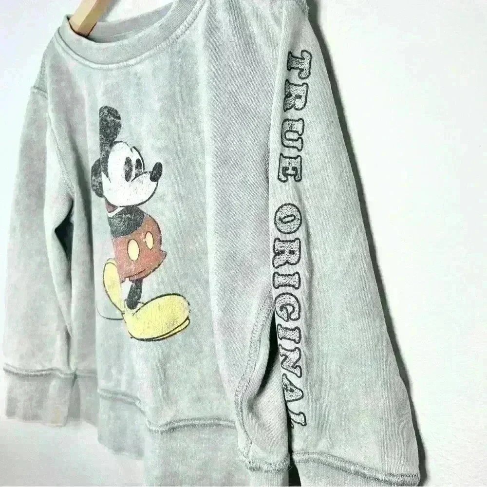 Disney Kids Mickey Mouse Pullover Sweatshirt Size 4 - Picture 2 of 13